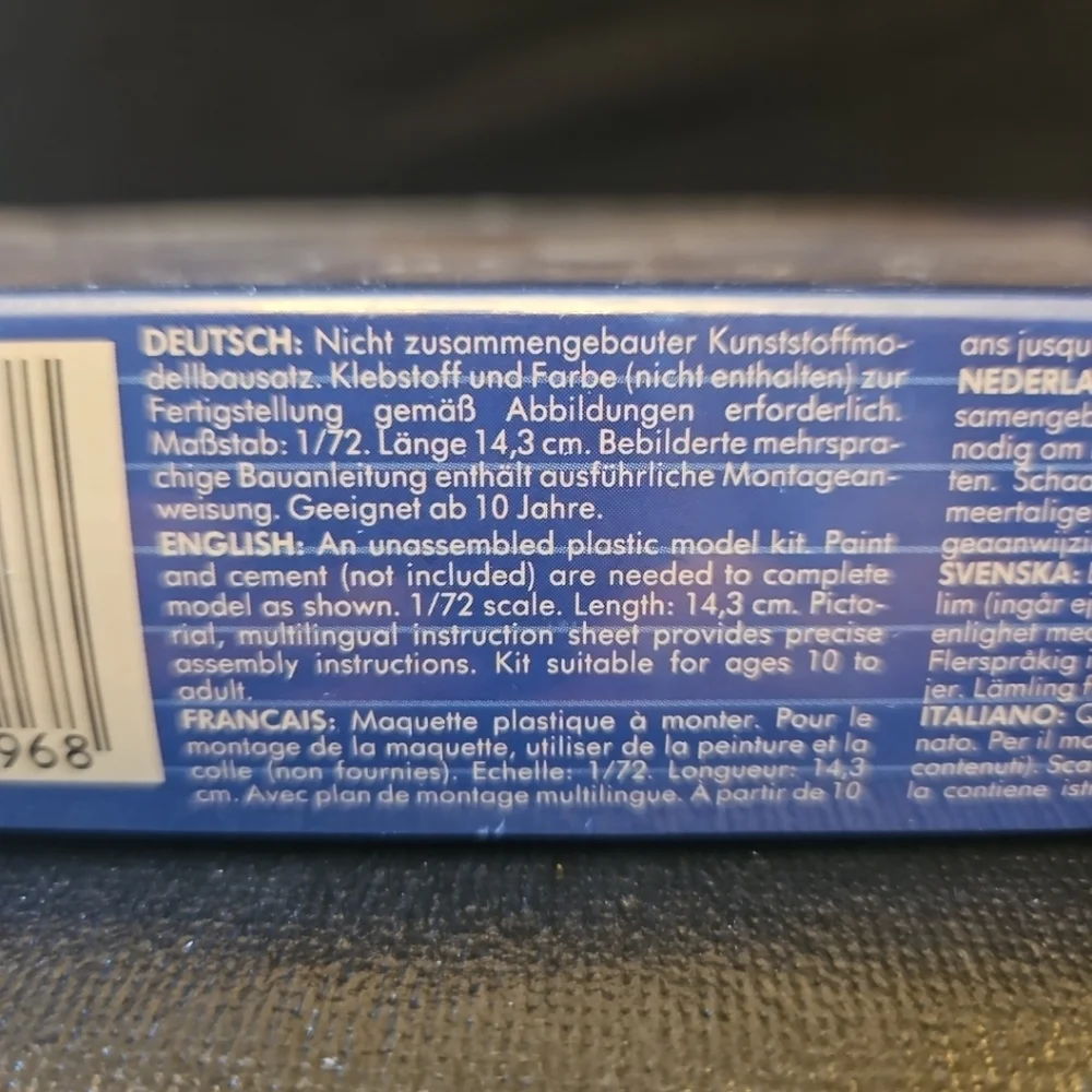 Revell Saab J 29 F Tunnan Model Kit‎ 1991
